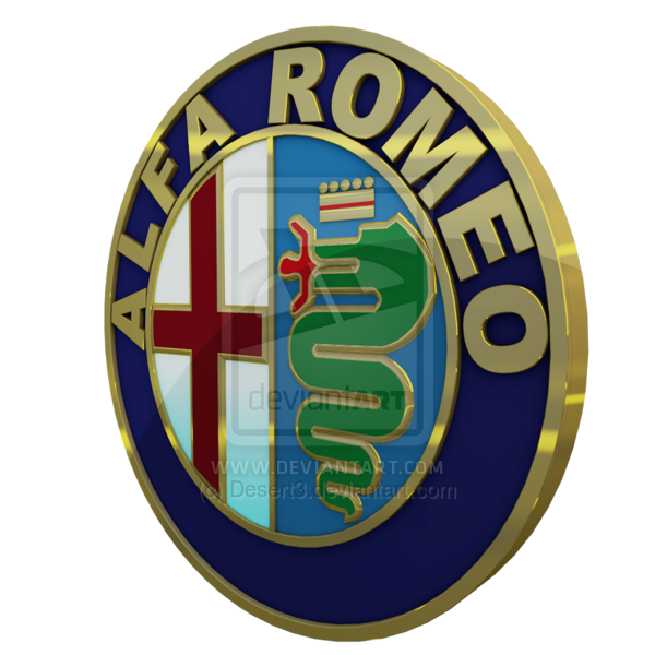 Alfa Romeo Logo 3D Wallpaper