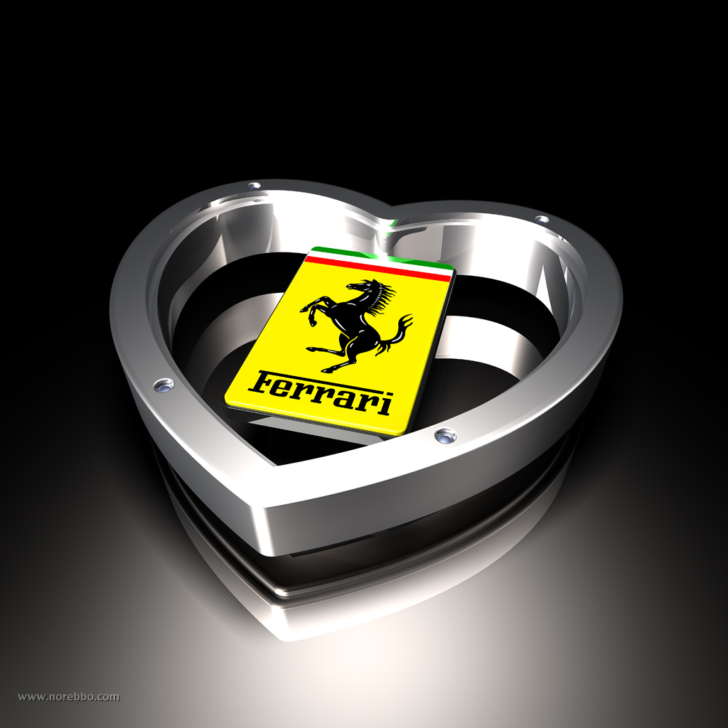 Ferrari Logo 3D Wallpaper