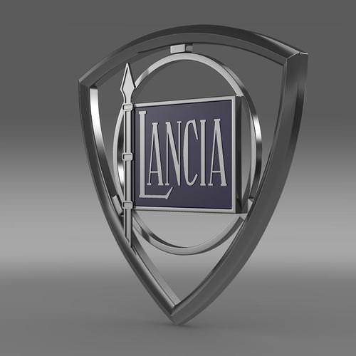 Lancia Logo 3D Wallpaper