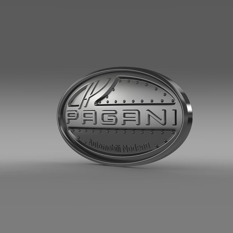 Pagani Logo 3D Wallpaper