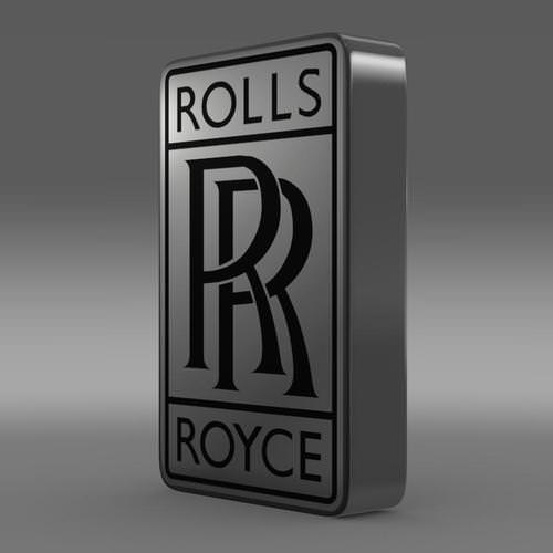 Rolls Royce Logo 3D Wallpaper