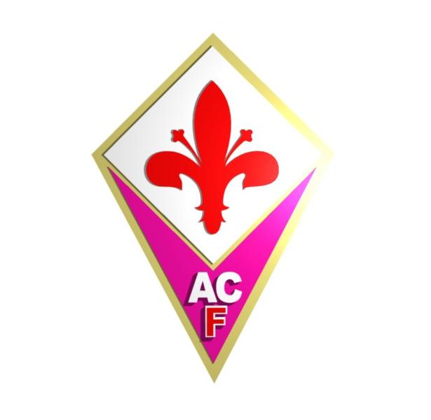 ACF Fiorentina Logo 3D Wallpaper