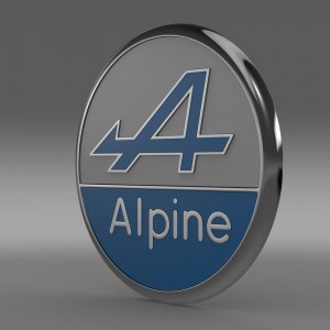 Alpine Logo 3D