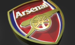 Arsenal FC Logo 3D