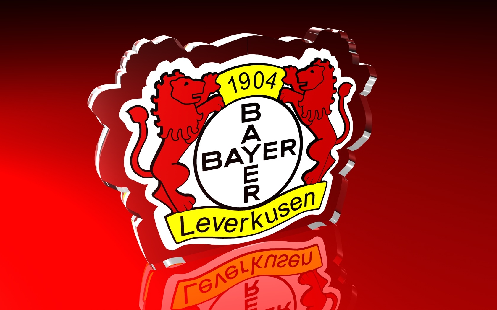 Bayer 04 Leverkusen Logo 3D Wallpaper