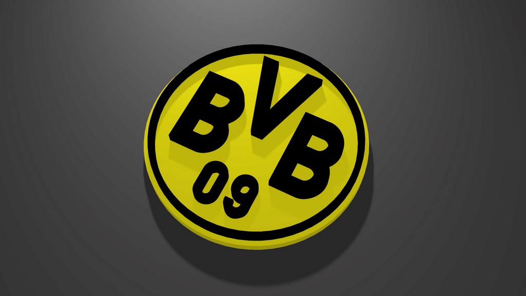 Borussia Dortmund Logo 3D Wallpaper
