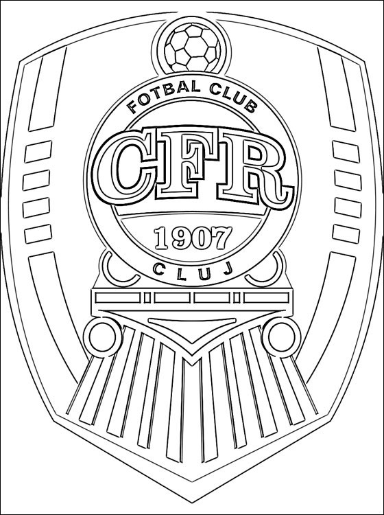 CFR 1907 Cluj Logo Wallpaper
