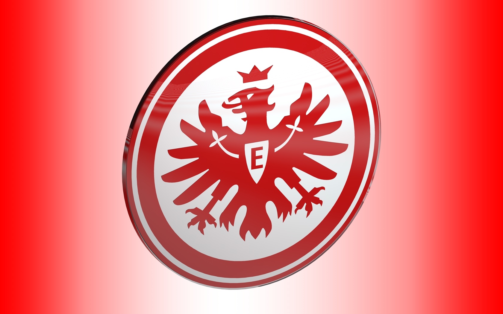 Eintracht Frankfurt Logo 3D Wallpaper