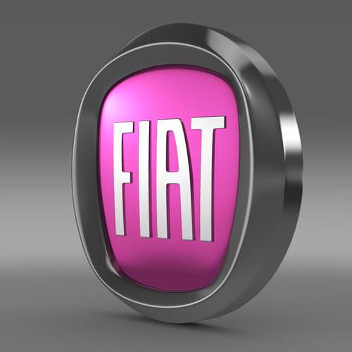 Fiat Logo 3D Wallpaper