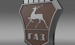 Gaz logo 3D