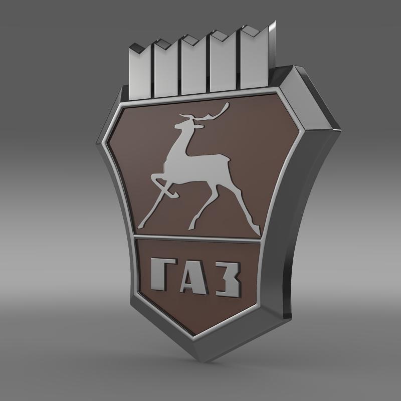 Gaz logo 3D Wallpaper