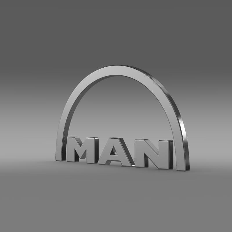 MAN Logo 3D Wallpaper