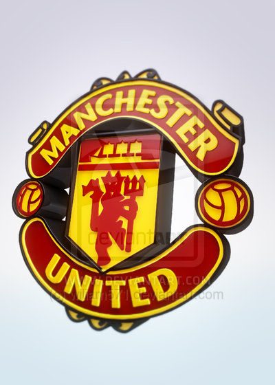 Manchester United FC Logo 3D Wallpaper
