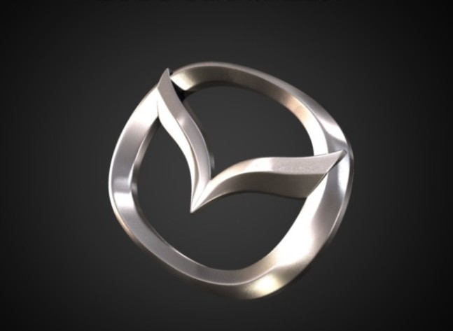 Mazda logo 3D Wallpaper