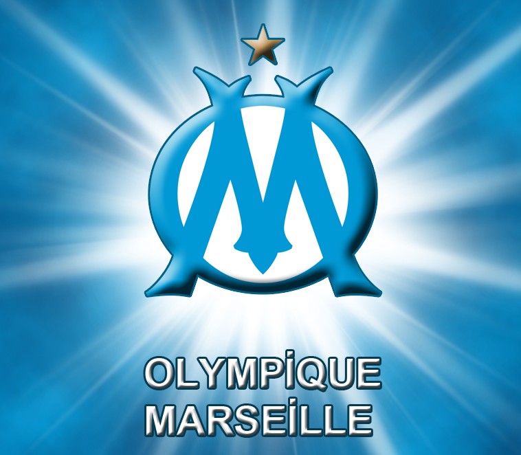 Olympique de Marseille Logo 3D Wallpaper