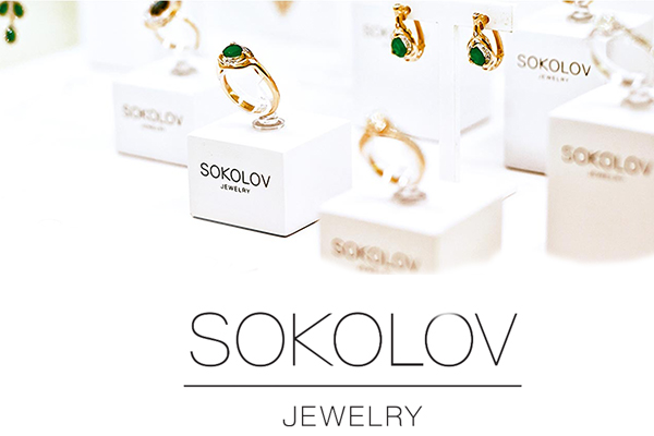 Sokolov Jewelry Logo 3D Wallpaper