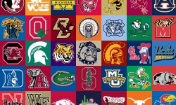 College football logos
