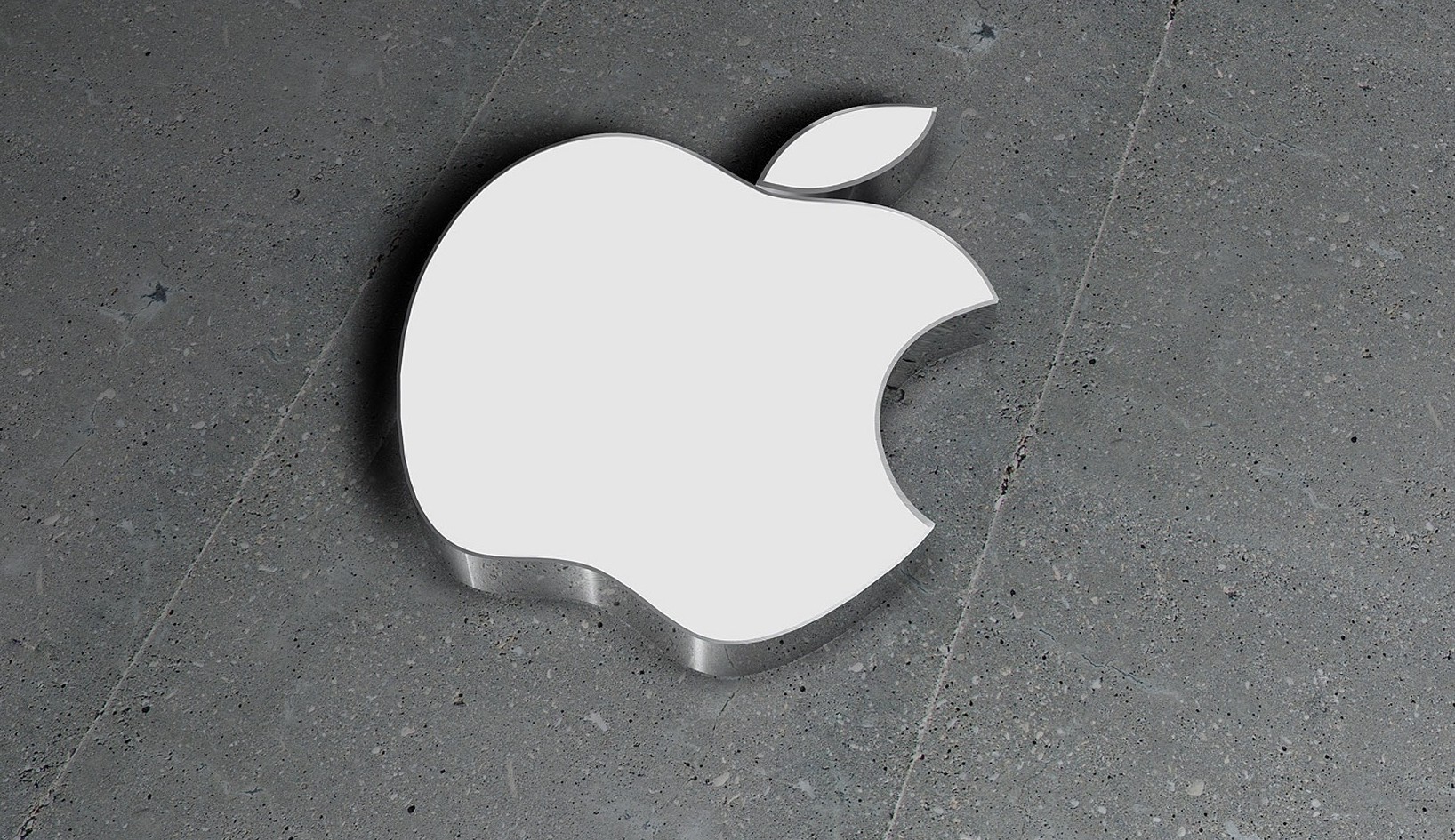 Metal Apple logo Wallpaper