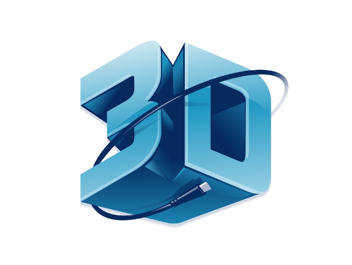 3D logo Wallpaper