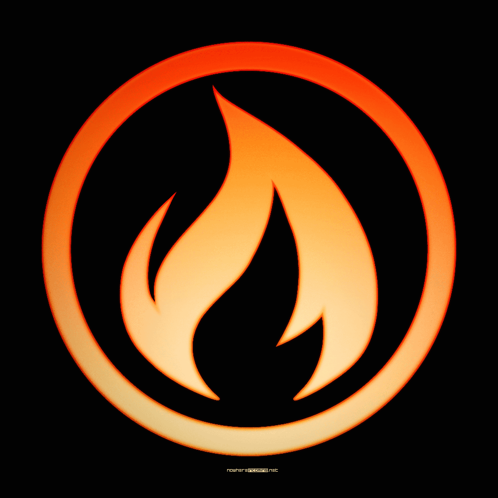 Fire logo Wallpaper