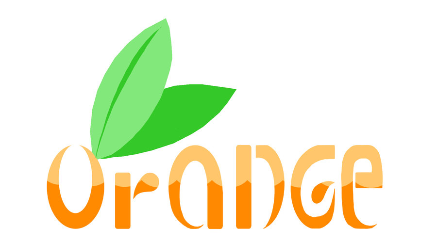 Orange logo Wallpaper