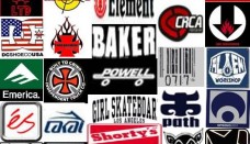 Skateboard logos