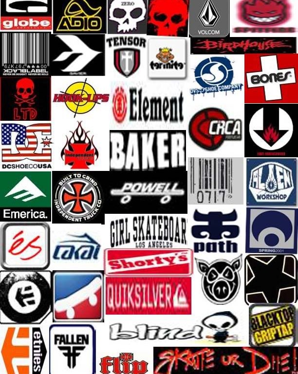 skateboard logos