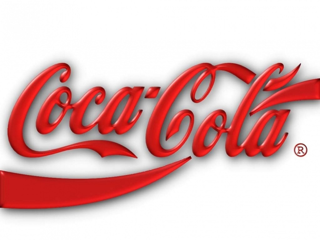 Coca Cola logo 3d Wallpaper