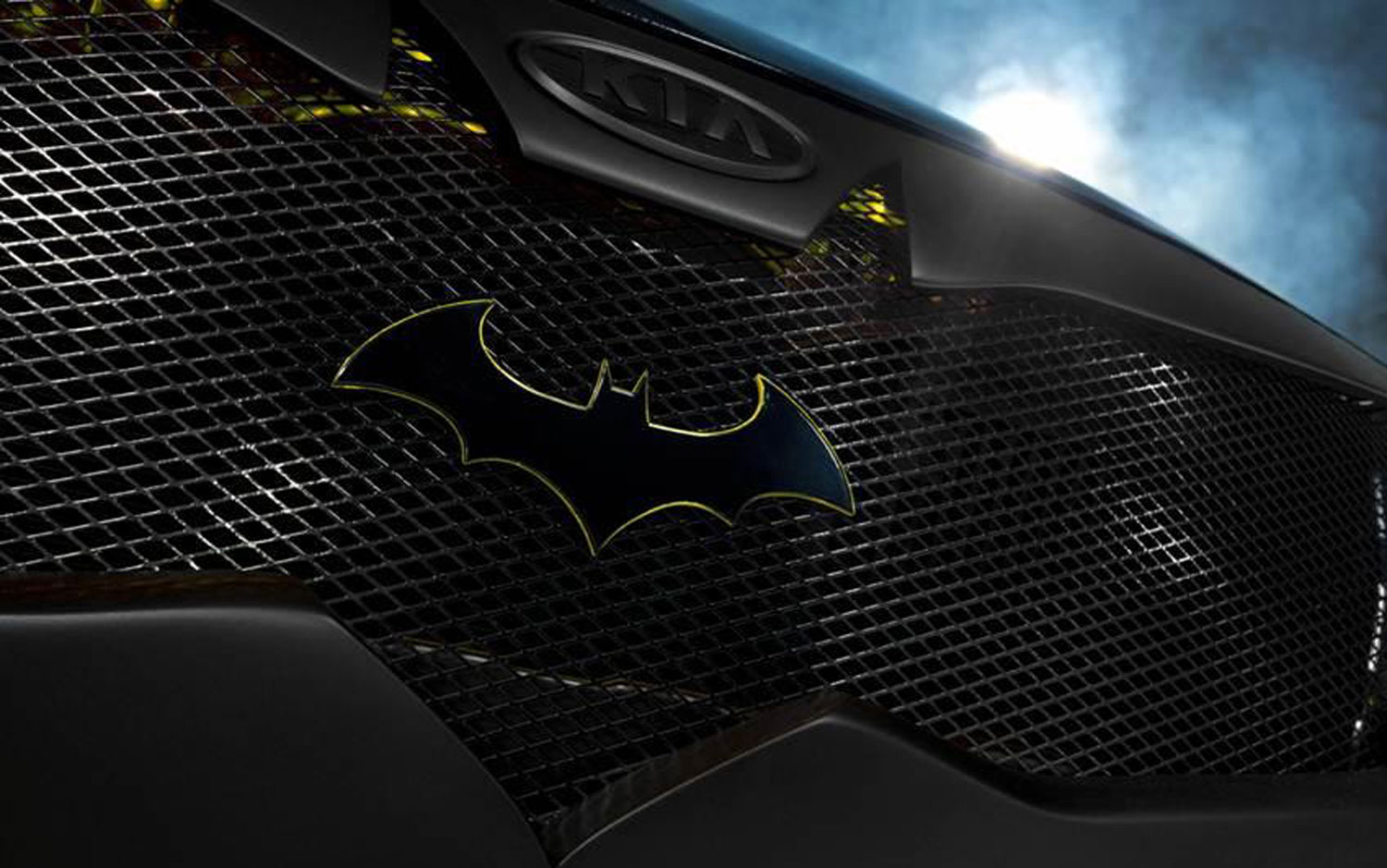 Batman Car emblem Wallpaper