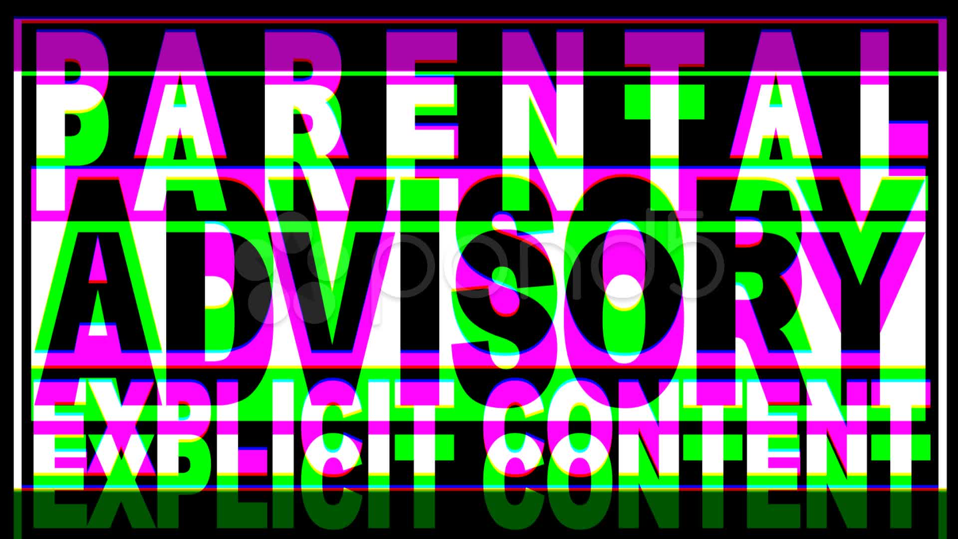 Parental Advisory logo HD 3D Wallpaper