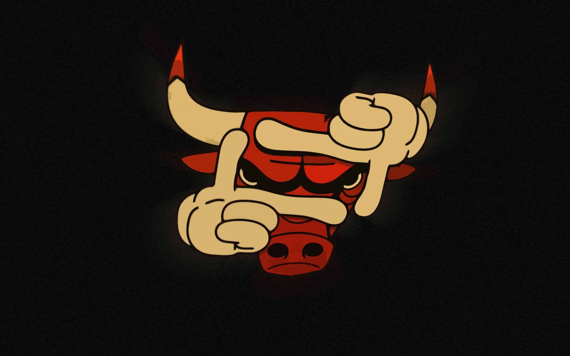 Funny Chicago Bulls Logo Wallpaper