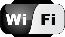 WiFi Black Logo Vector