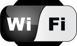 WiFi Black Logo Vector