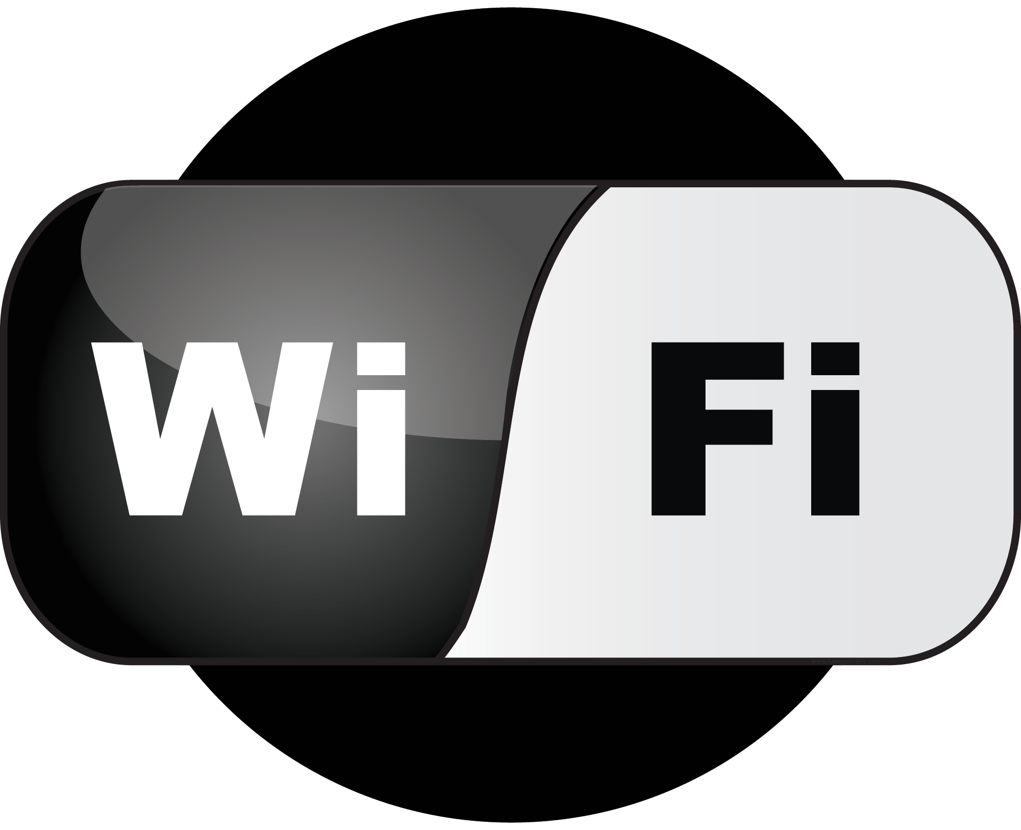 WiFi Black Logo Vector -Logo Brands For Free HD 3D