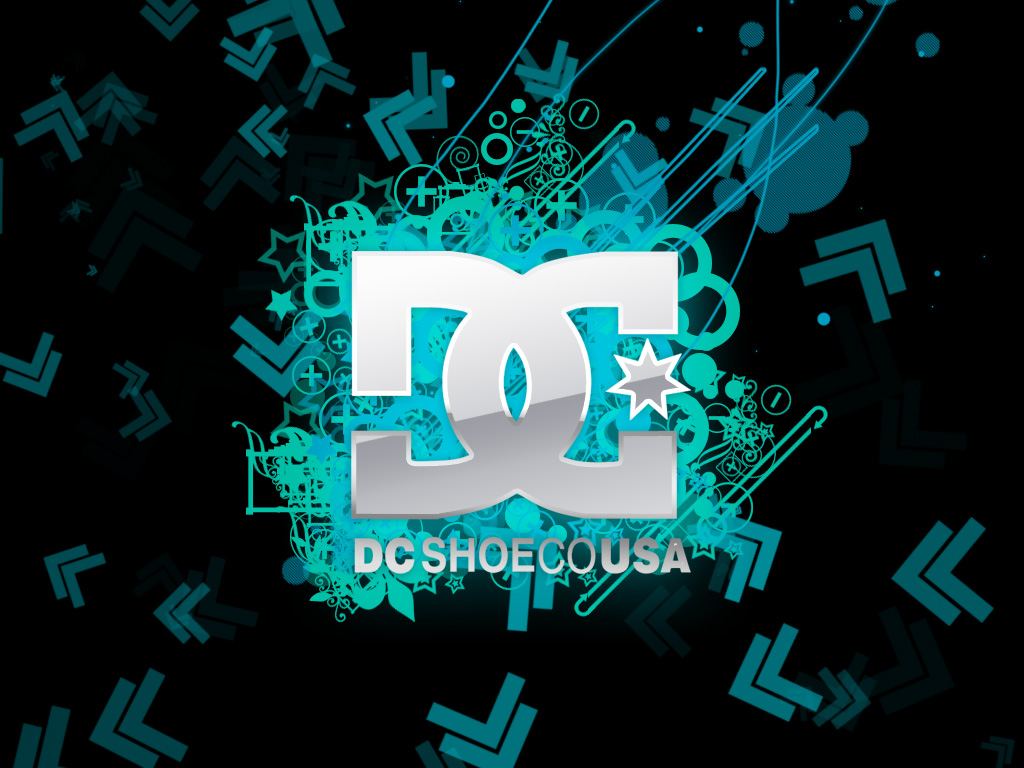 DC Shoe CO USA logo Wallpaper