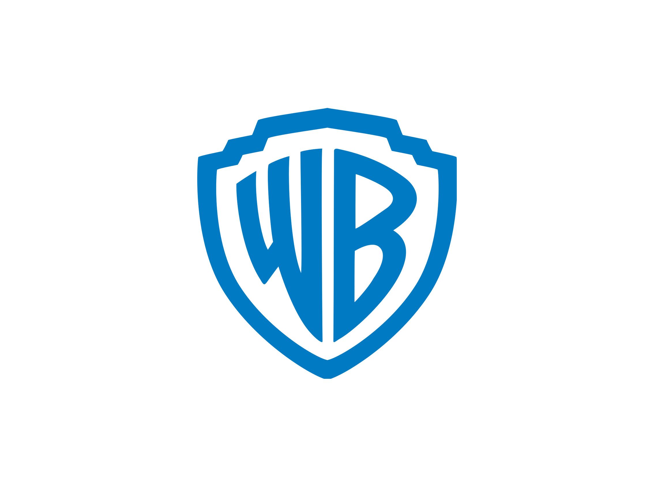 Warner Brothers Blue Logo Wallpaper