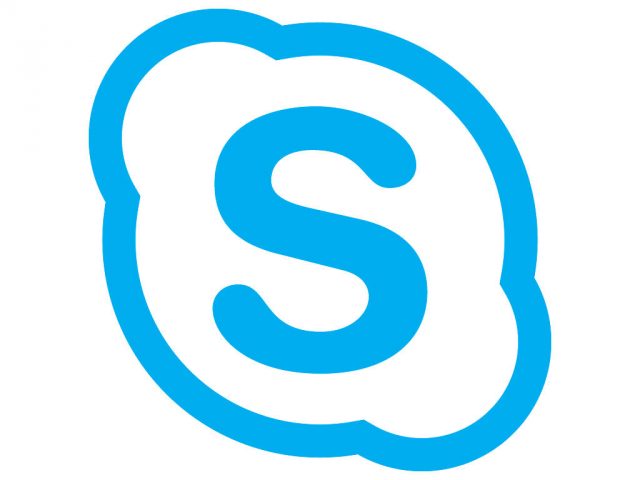 skype logo 3d