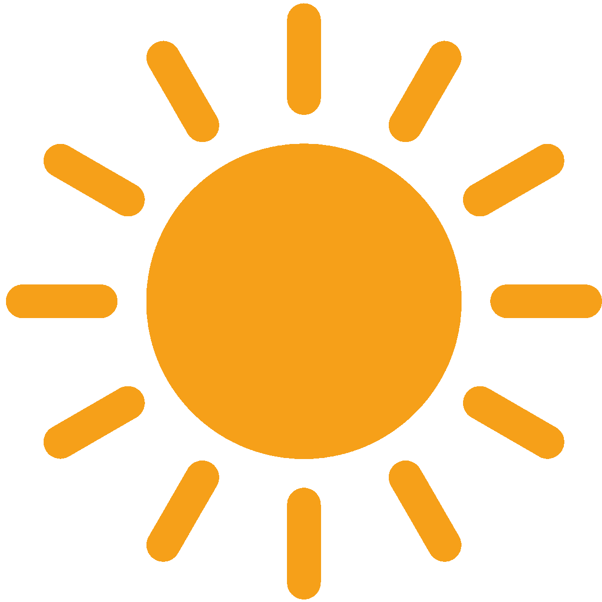 Soleil Orange Logo Wallpaper