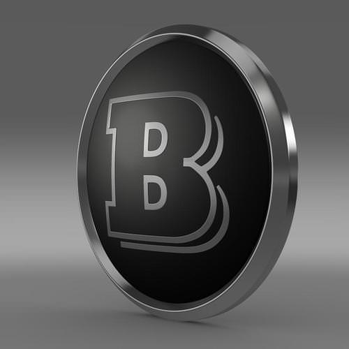 Brabus Logo 3D Wallpaper