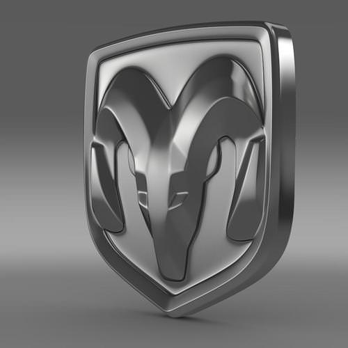 Dodge Logo 3D Wallpaper