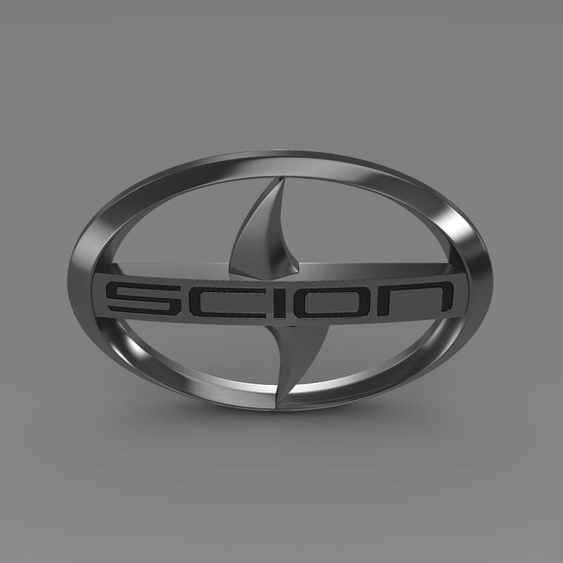 Scion logo 3D Wallpaper