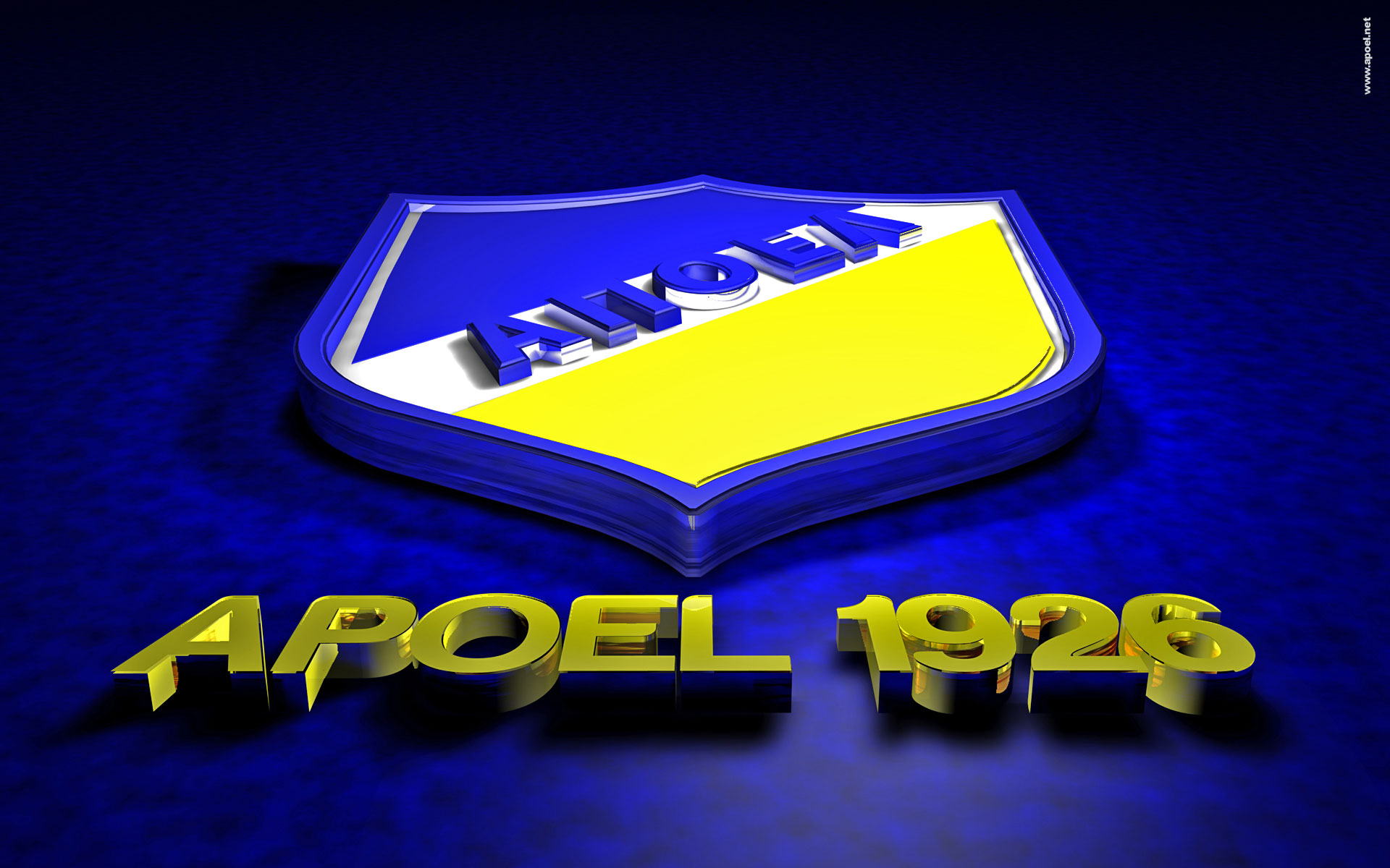 APOEL FC Logo 3D Wallpaper