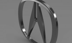 Acura logo 3D