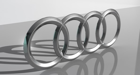 Audi logo 3D Wallpaper
