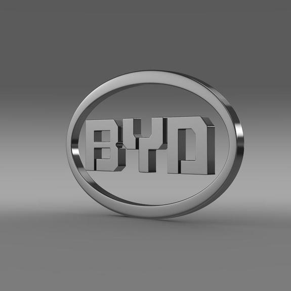 BYD Logo 3D Wallpaper