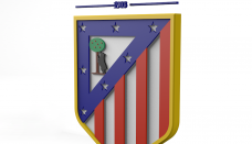 Club Atlético de Madrid Logo 3D