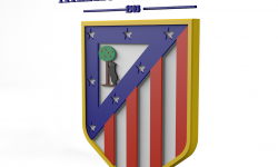 Club Atlético de Madrid Logo 3D