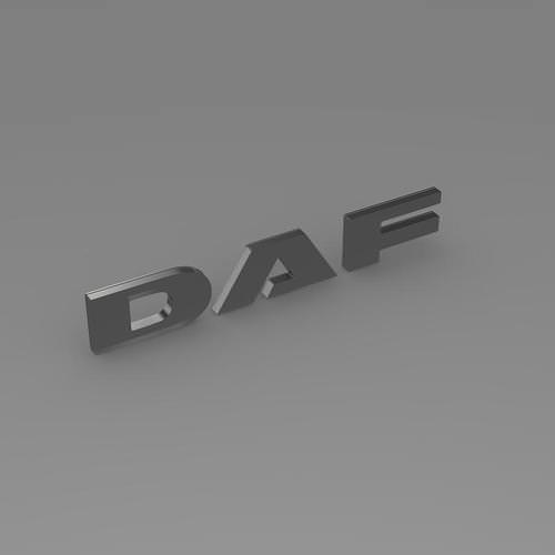 DAF Logo 3D Wallpaper