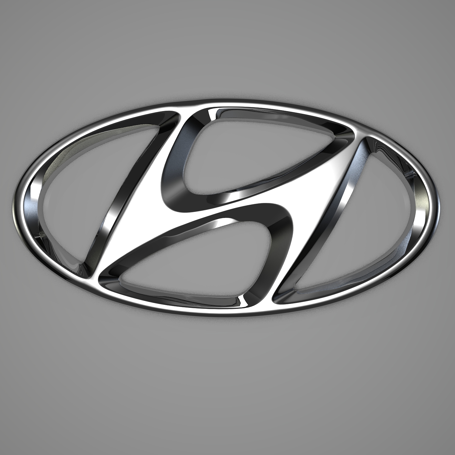 Hyundai logo 3D Wallpaper
