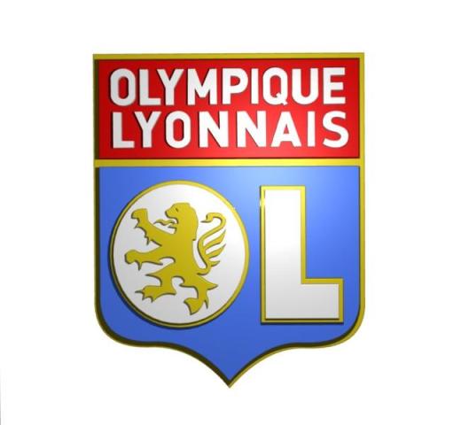 Olympique Lyonnais Logo 3D Wallpaper